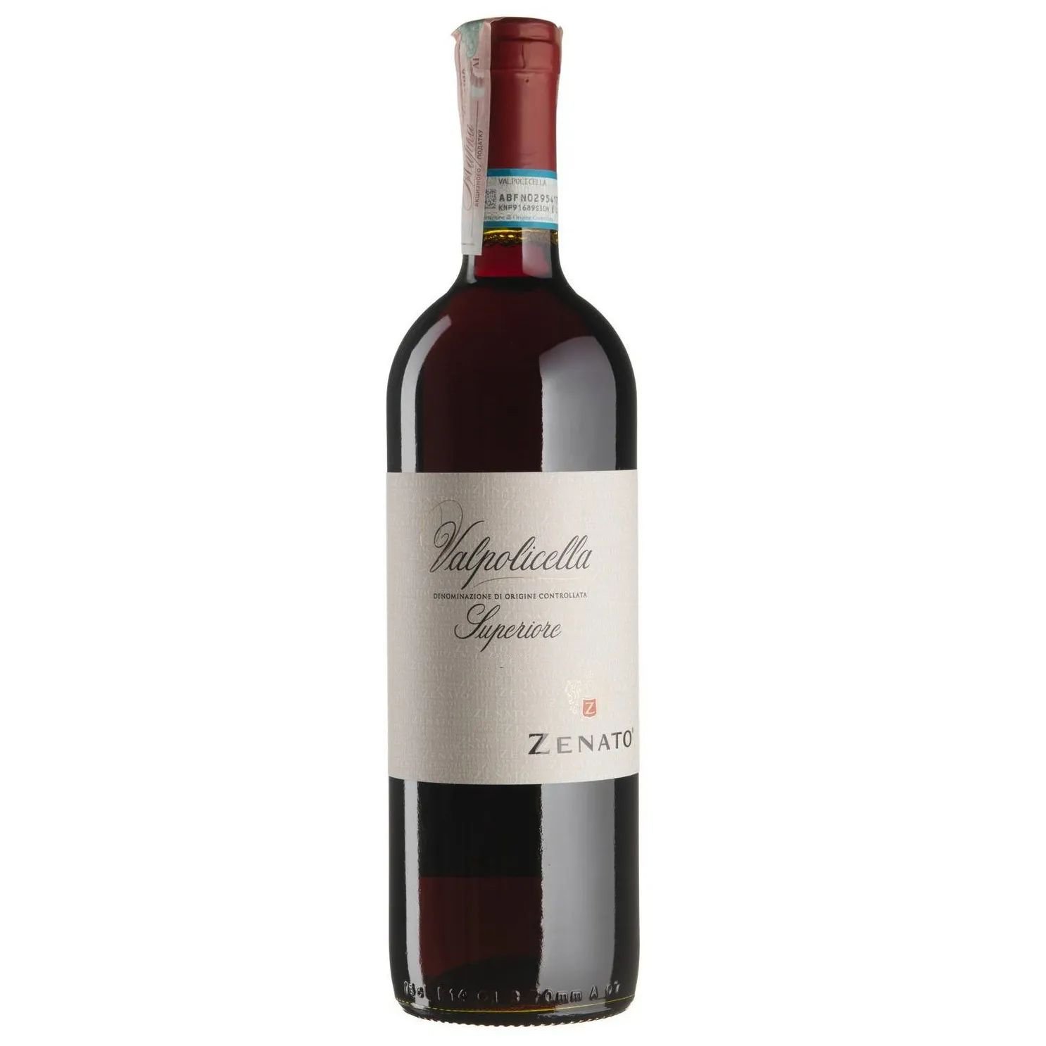 Вино Zenato Valpolicella Superiore, красное, сухое, 0,75 л - фото 1