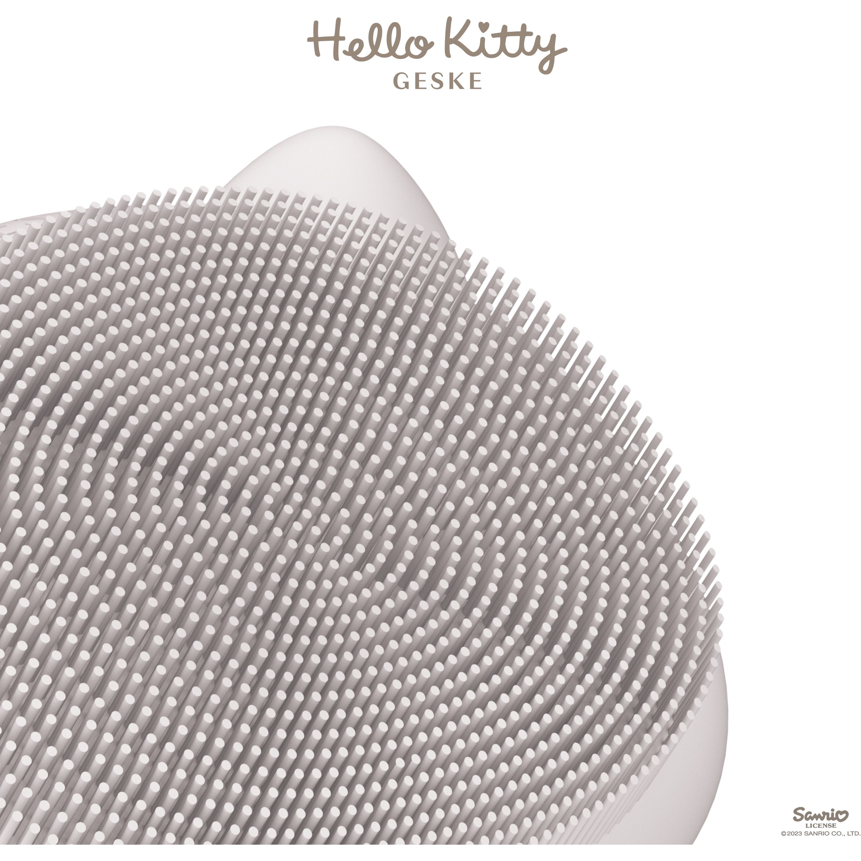 Щітка для обличчя GESKE Facial Brush З в 1 by Hello Kitty пудрова - фото 4