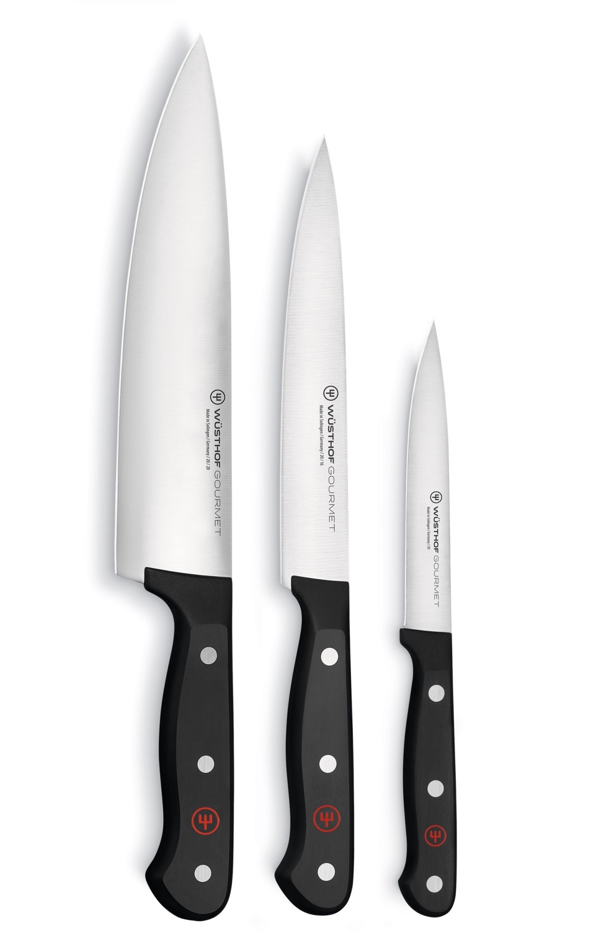 Набір ножів Wuesthof Gourmet, 3 предмети (1125060307) - фото 1