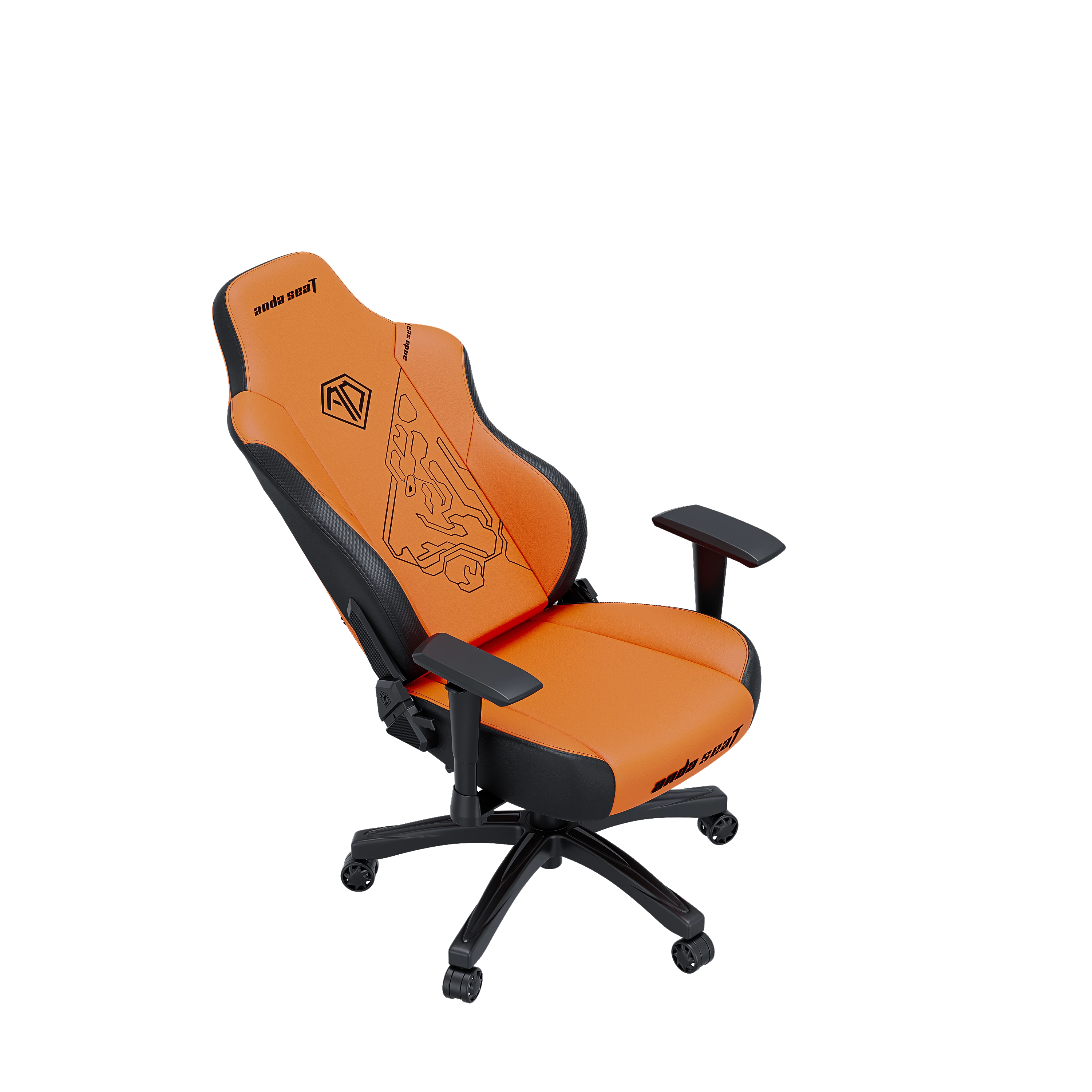Игровое кресло Anda Seat Phantom 3 Tiger Edition Orange Size L (AD18Y-14-OB-PV/C) - фото 7
