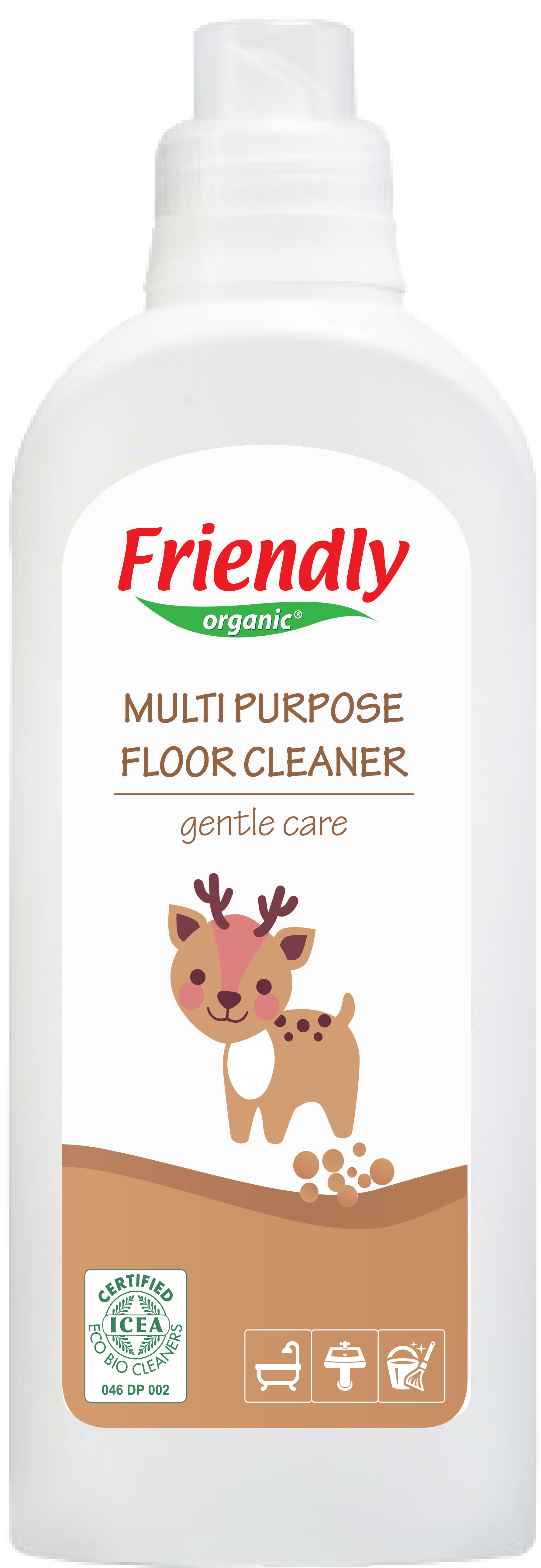 Органічний засіб для миття підлоги Friendly Organic, 1000 мл - фото 1