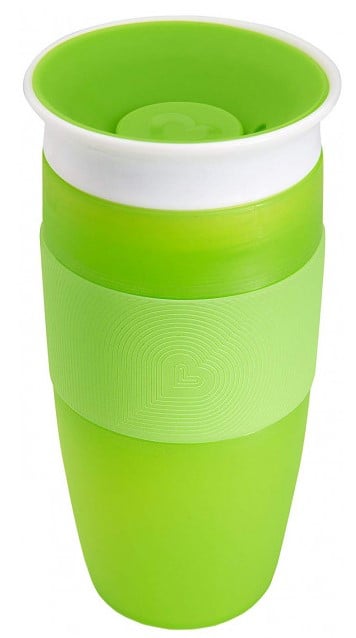 Чашка непроливная Munchkin Miracle 360, 414 мл, зеленый (17109.02) - фото 1
