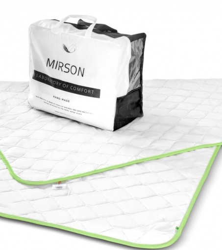 Одеяло антиаллергенное MirSon EcoSilk №001, летнее, 140x205 см, белое (8062442) - фото 3