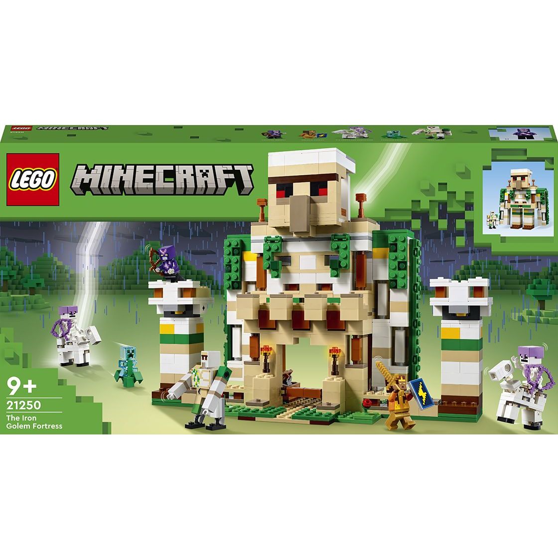 Конструктор LEGO Minecraft Фортеця Залізний Голем, 868 деталей (21250) - фото 1