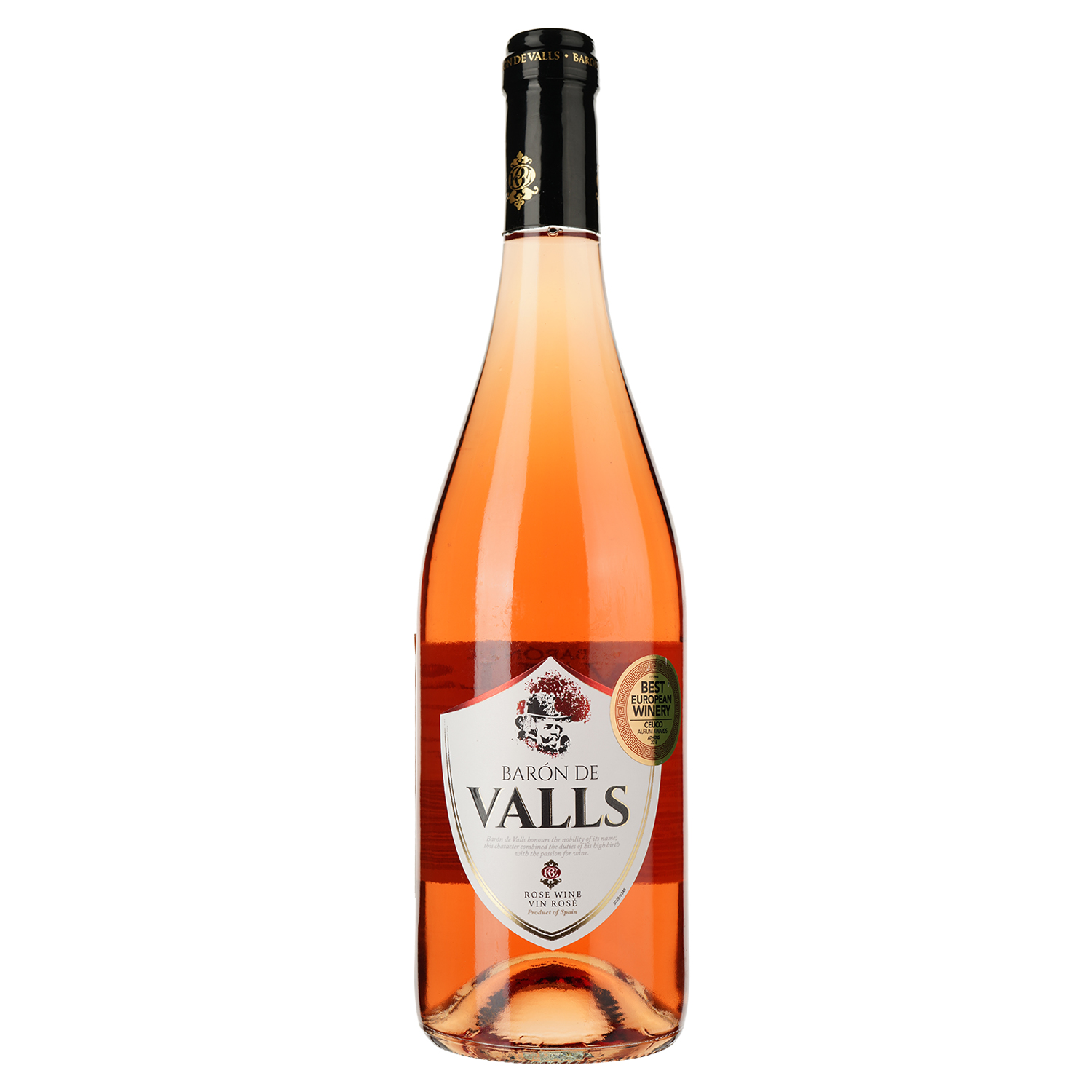 Вино Baron de Valls Vin Rose, розовое, полусухое, 11,5%, 0,75 л - фото 1