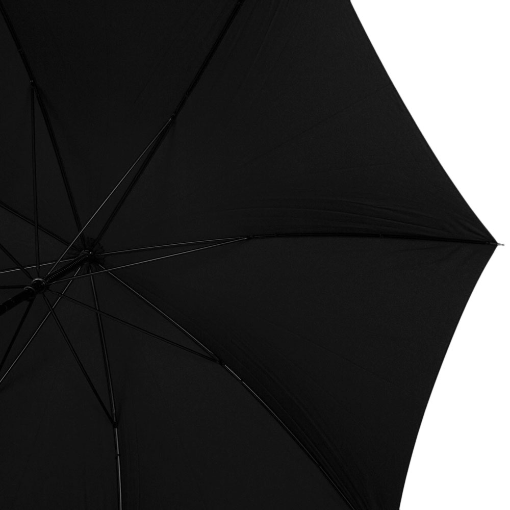 Мужской зонт-трость механический Fulton 105 см черный - фото 3