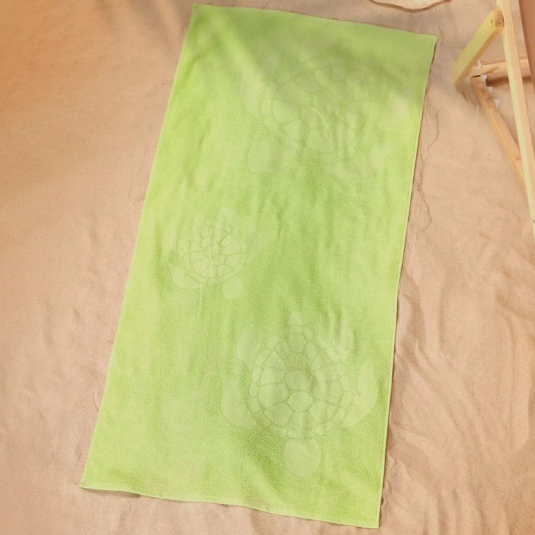 Рушник Sarah Anderson Plaj Caretta Yesil, 150x70 см, зелений (svt-2000022315890) - фото 1