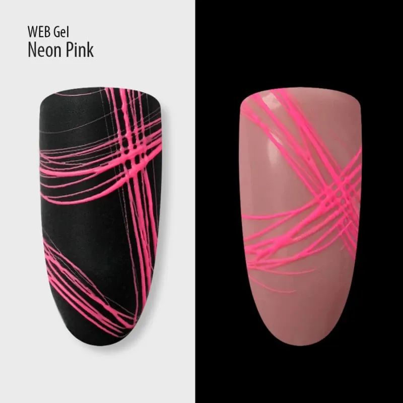 Гель павутинка PNB UV/LED рожева неон 5 мл - фото 3