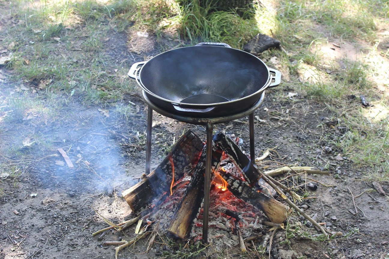 Казан чавунний азіатський Brizoll з кришкою-сковородою, 12 л (KA12-2) - фото 9