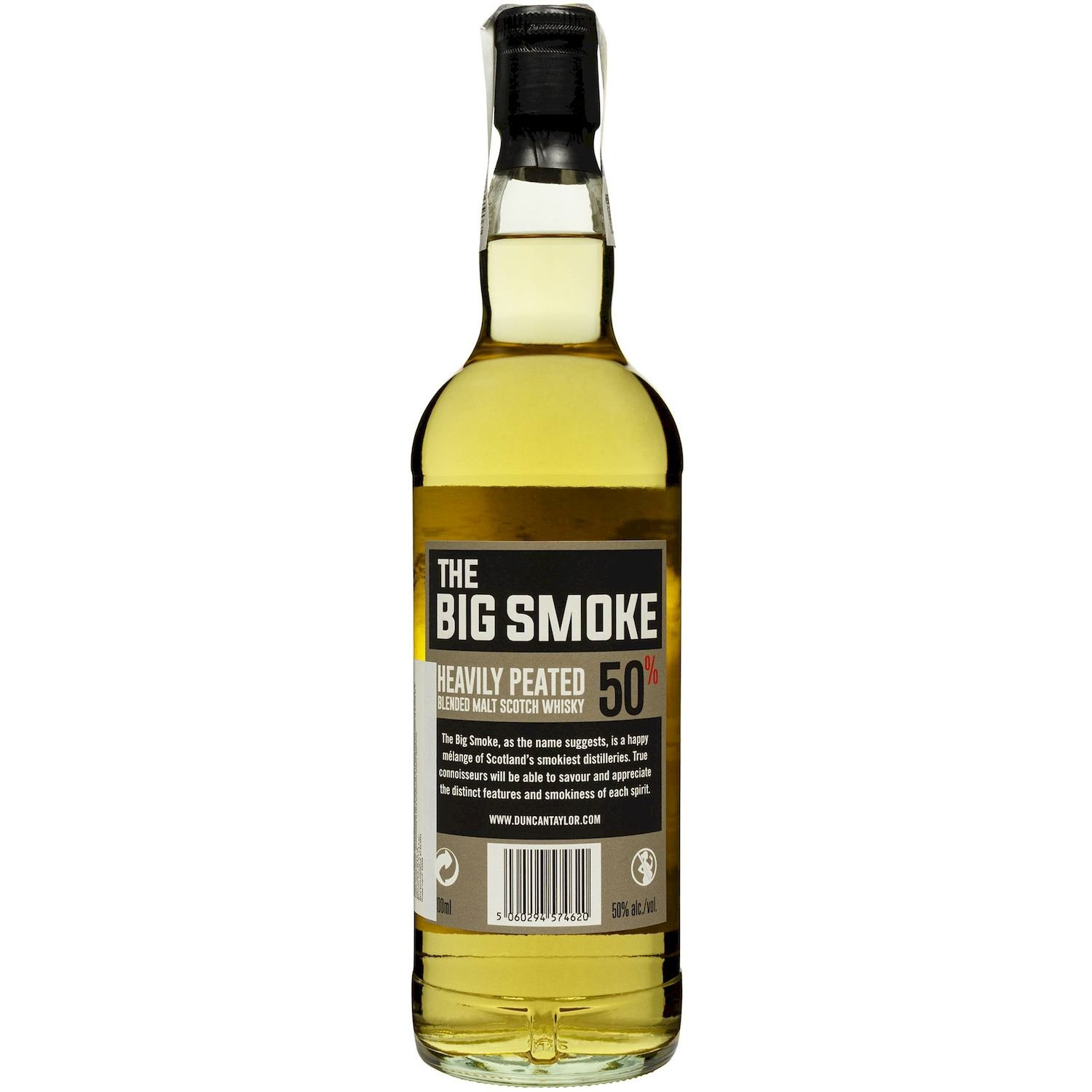 Віскі The Big Smoke Blended Malt Scotch Whisky, 50%, 0,7 л в тубусі - фото 3