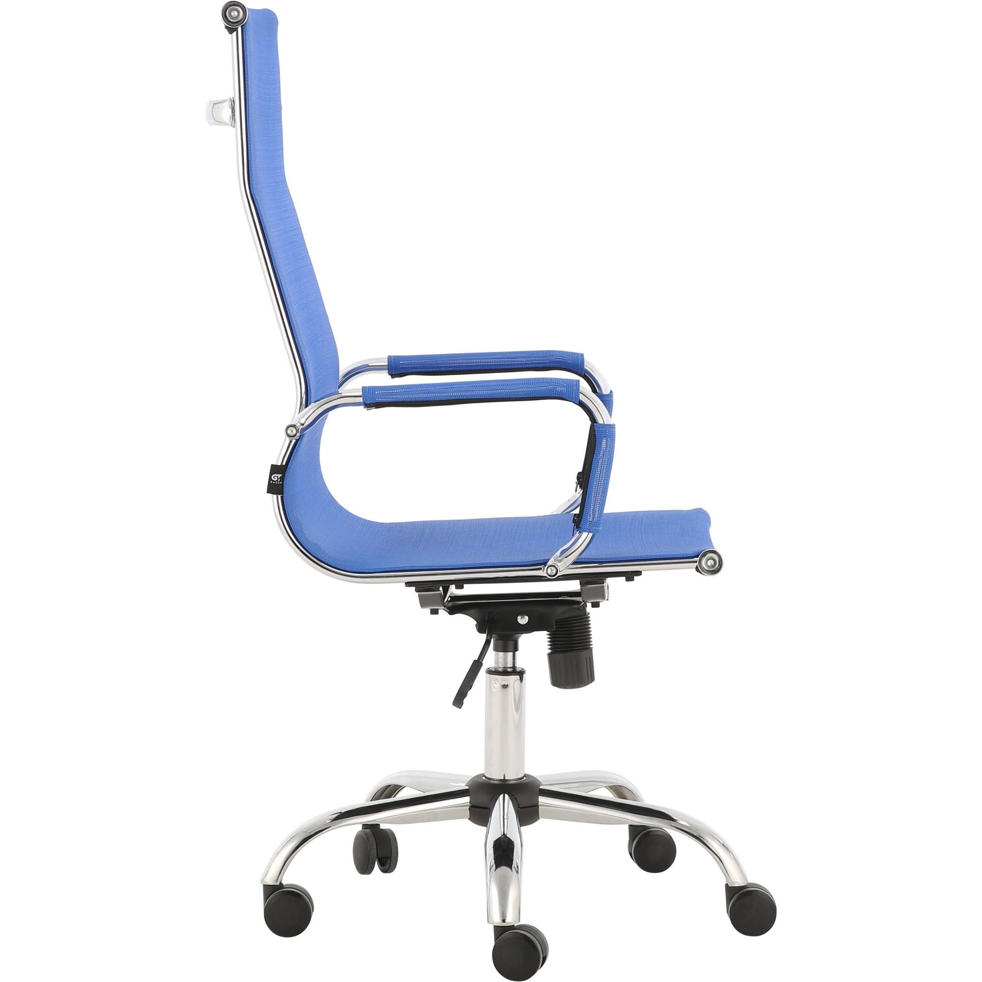 Офисное кресло GT Racer X-2816B Mesh, синее (X-2816B Mesh Blue) - фото 3