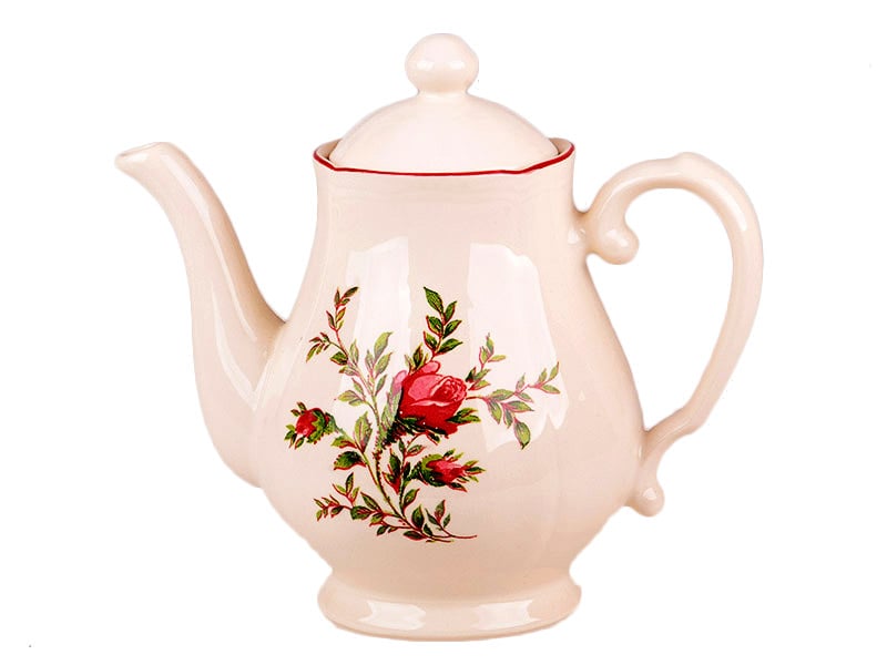 Чайник заварочный Claytan Ceramics, Английская роза, 1150 мл (910-027) - фото 1