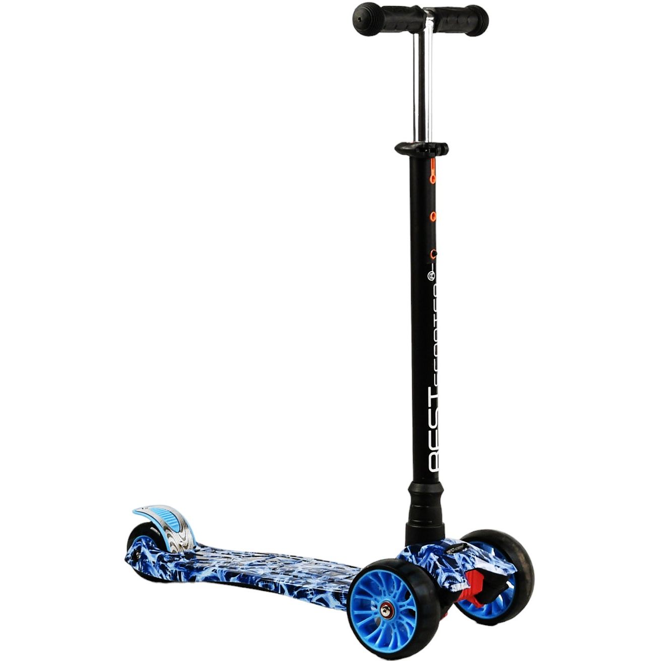 Самокат Maxi Best Scooter 59х15х30 см Різнобарвний 000231323 - фото 1