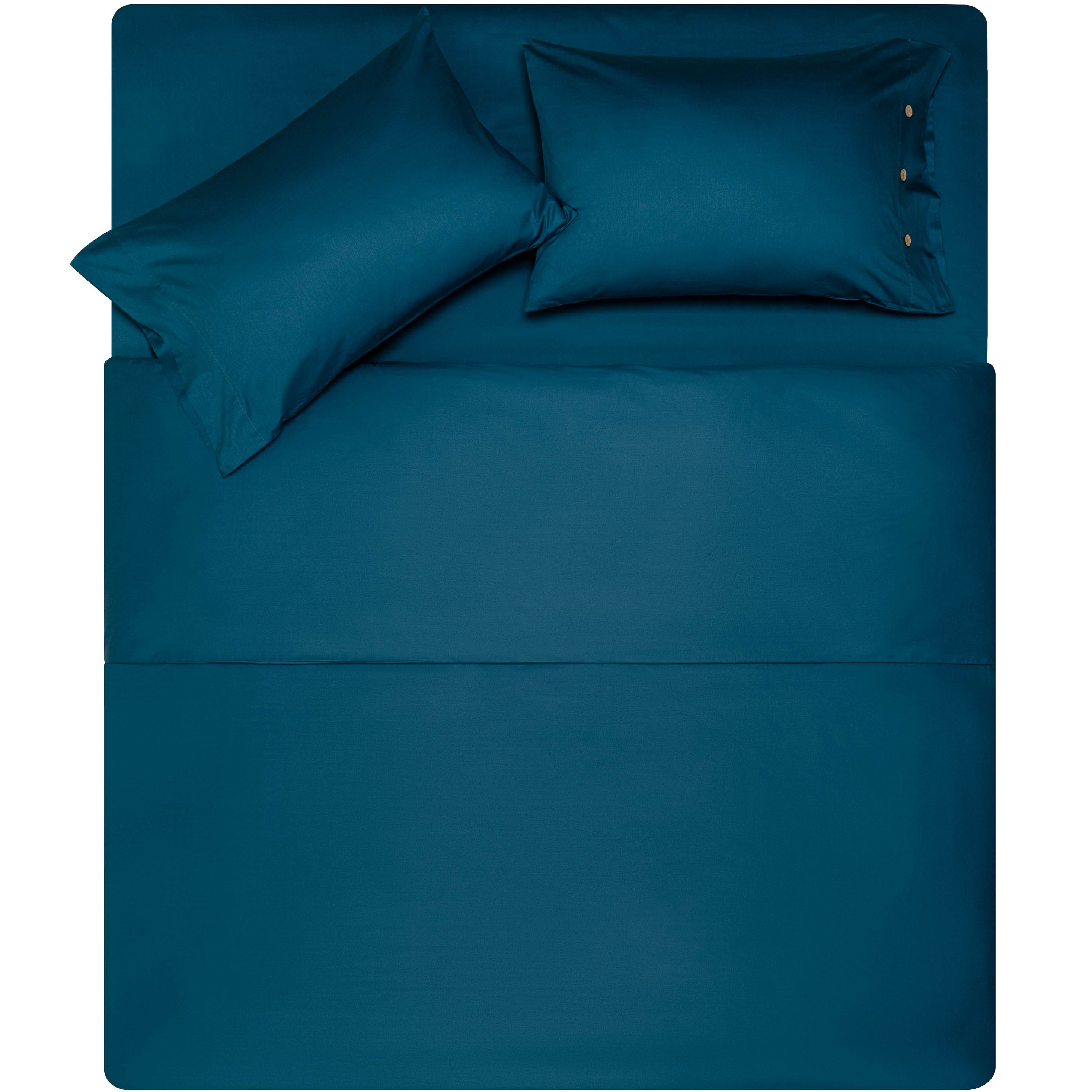 Комплект постільної білизни Ardesto Mix&Match сатин двоспальний євро синій (ART2022SB) - фото 1