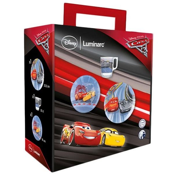 Набор посуды Luminarc Disney Cars 3, 3 шт. (N5280) - фото 7