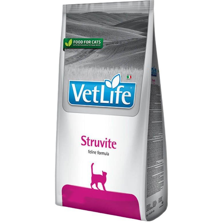 Сухий лікувальний корм для котів Farmina Vet Life Struvite, для розчинення струвітних уролітів, 400 г - фото 1