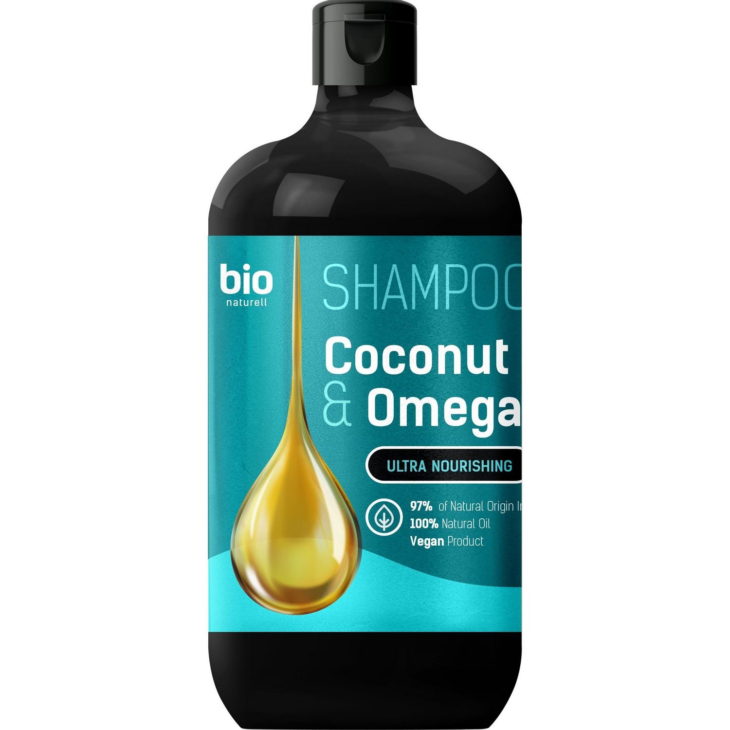 Шампунь Bio Naturell Coconut Oil & Omega 3 Ультраживлення, 946 мл - фото 1