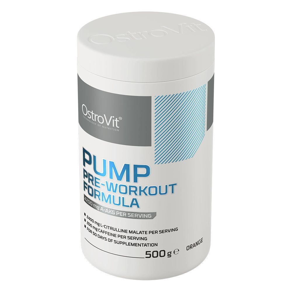 Передтренік OstroVit PUMP Pre-Workout Formula Orange 500 г - фото 2