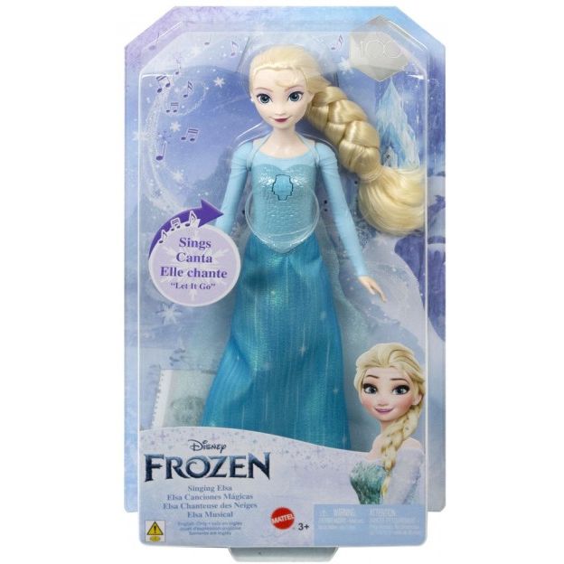 Кукла-принцесса Disney Frozen Поющая Эльза Ледяное сердце (HLW55) - фото 6