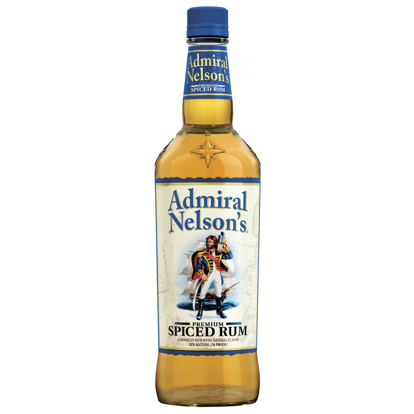 Ром Heaven Hill Distilleries Admiral Nelson Spiced Rum, 35%, 0,75 л (8000013326061) - фото 1