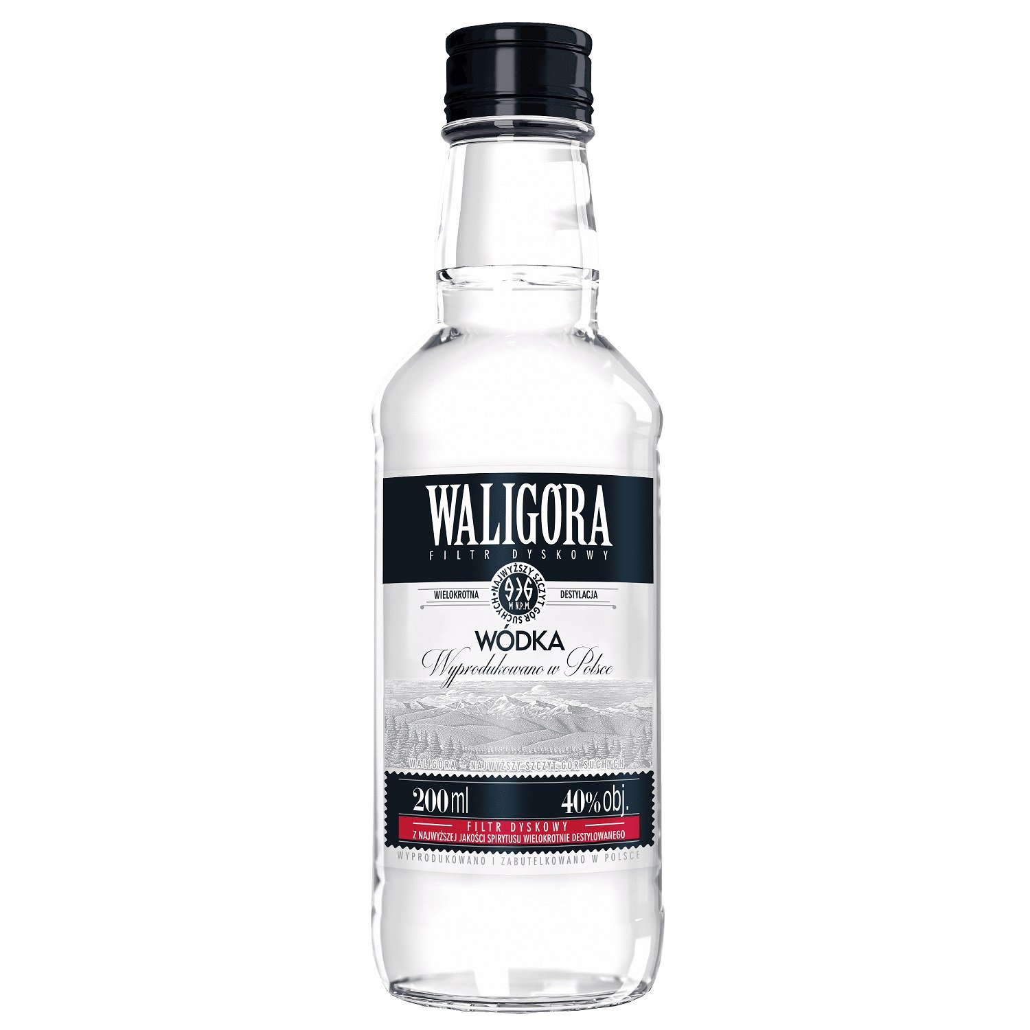 Водка Waligora, 40 %, 0,2 л (ALR15423) - фото 1