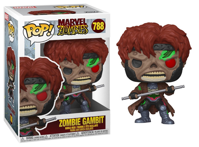 Фігурка Фанк Поп Марвел Зомбі Гамбіт Funko Pop Marvel Zombies Gambit 10 см MZ G 788 - фото 2