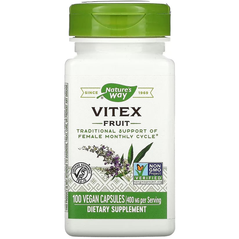 Вітекс Nature's Way Vitex Fruit 400 mg 100 капсул (NWY11750) - фото 1