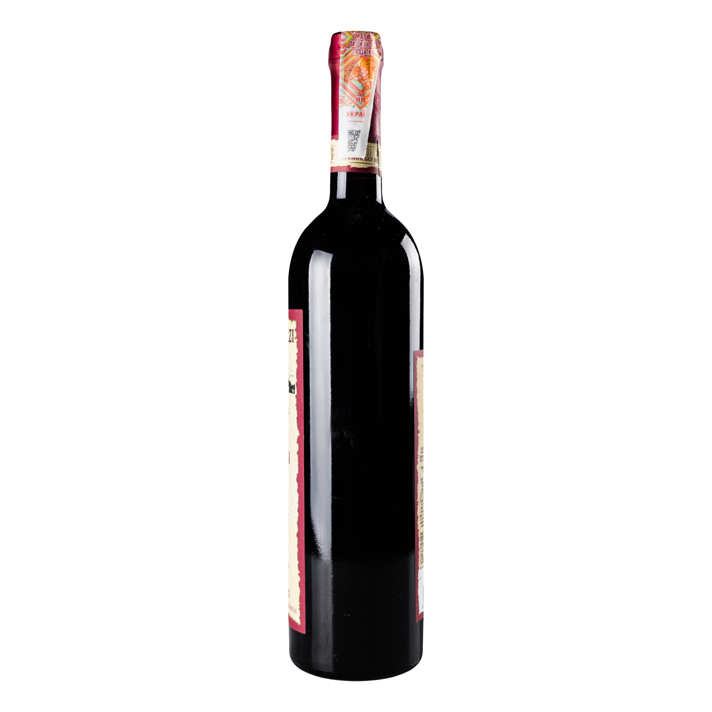 Красное сухое вино Kartuli Vazi Saperavi, красное, сухое, 12%, 0,75 л (226786) - фото 3