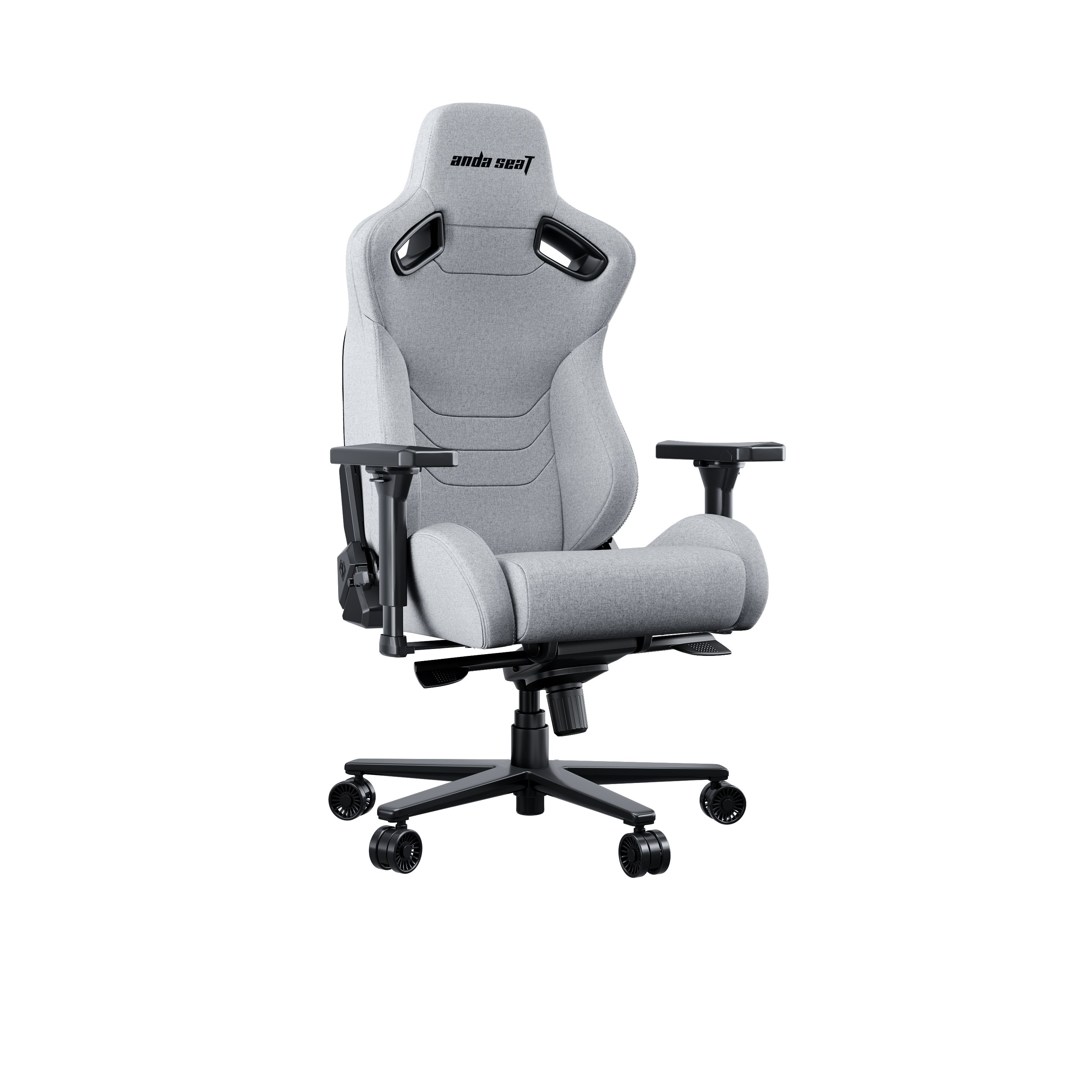 Кресло игровое Anda Seat Kaiser 2 Pro Size XL Gray Linen Fabric (AD12YXL-17-GF-G01) - фото 4