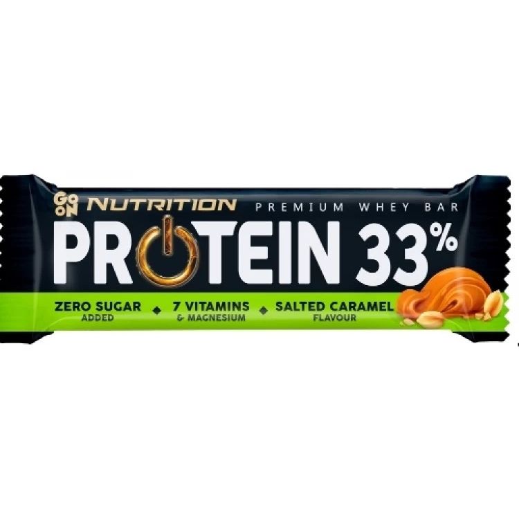 Батончик протеиновый Go On Nutrition Protein 33% Salt Caramel 50 г - фото 1