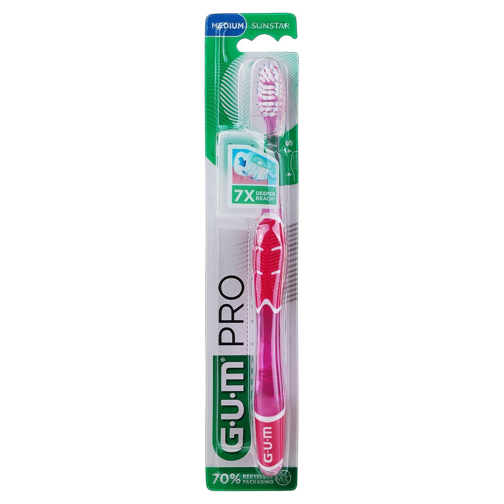 Зубна щітка GUM Pro Compact Soft мягкая в ассортименте - фото 1