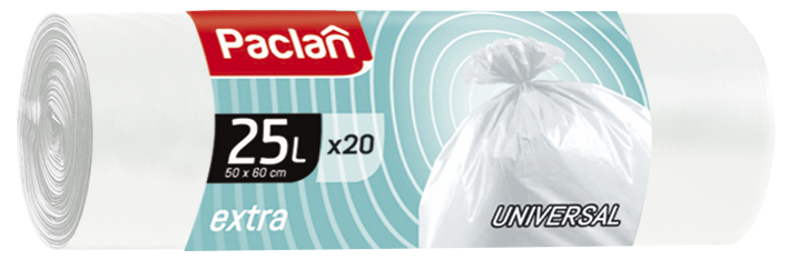 Пакети для сміття Paclan Extra, 25 л, 20 шт. - фото 1
