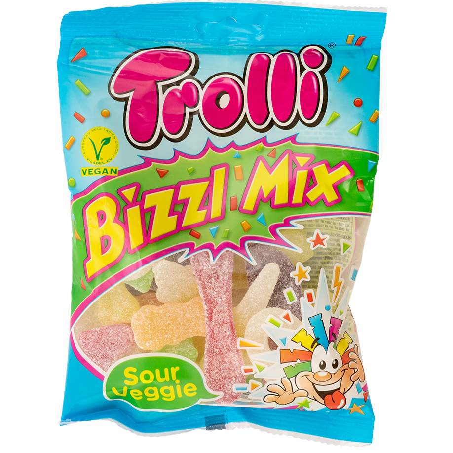 Желейные конфеты Trolli Bizzl Mix 200 г (884845) - фото 1