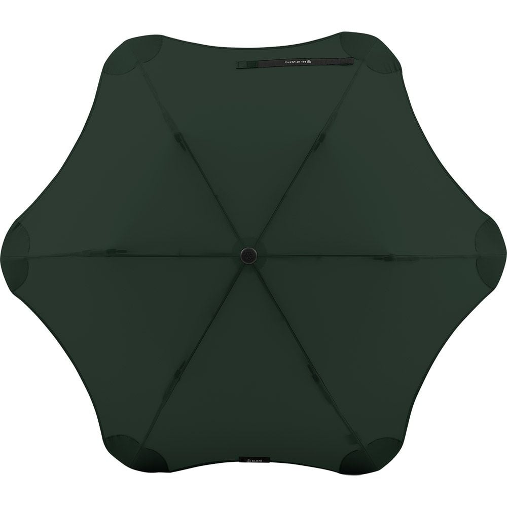 Чоловіча складана парасолька напівавтомат Blunt 100 см зелена - фото 1
