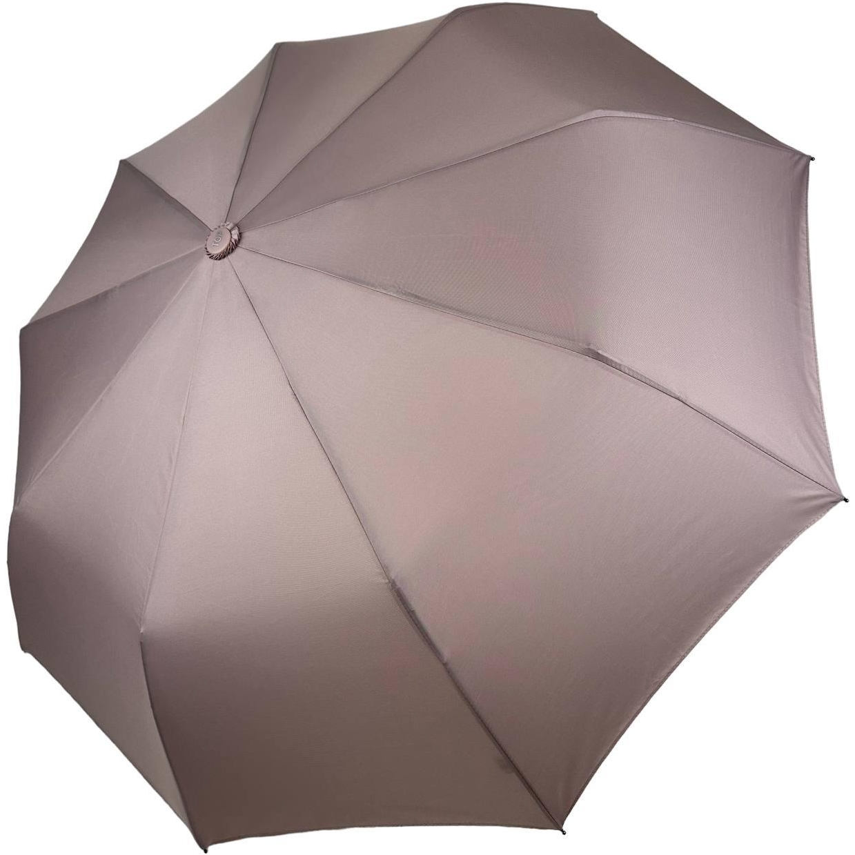 Женский складной зонтик полуавтомат Toprain 101 см пудровый - фото 1