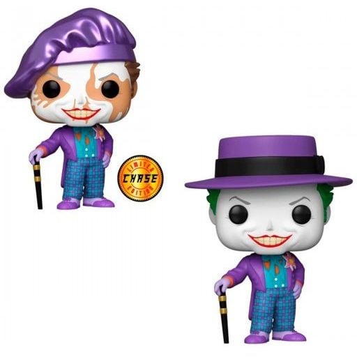 Коллекционная фигурка Funko POP! серии Batman 1989 - JOKER WITH HAT WITH CHASE - JOKER WITH HAT WITH CHASE - фото 1