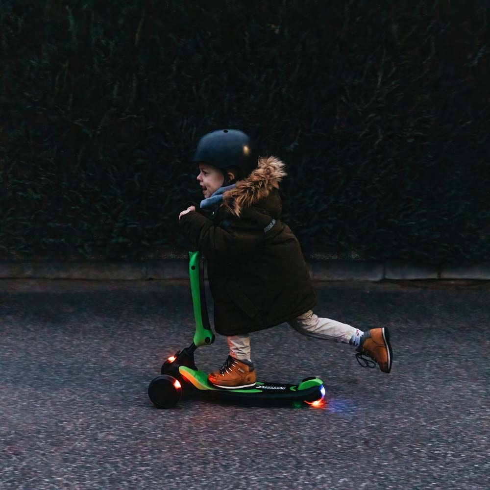Самокат-велобег Hauck Skootie Neon Green, зеленый (85205-1) - фото 9