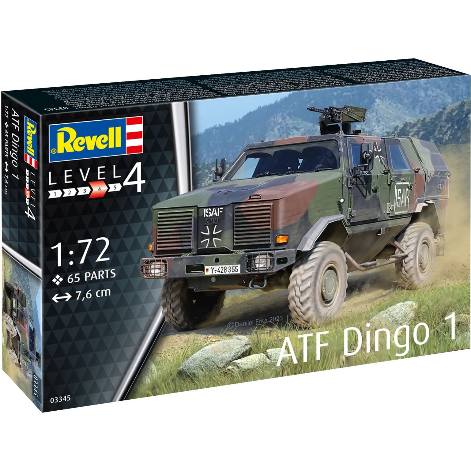 Сборная модель Revell Бронеавтомобиль ATF Dingo 1 масштаб 1:72, 65 деталей (RVL-03345) - фото 1