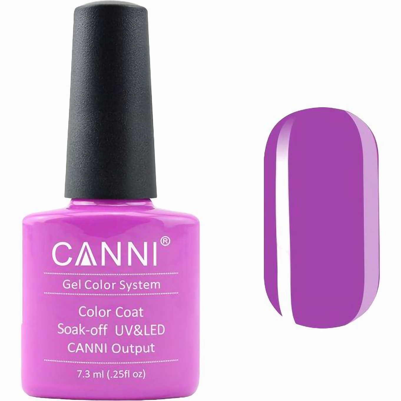 Гель-лак Canni Color Coat Soak-off UV&LED 88 ярко-сиреневый 7.3 мл - фото 1