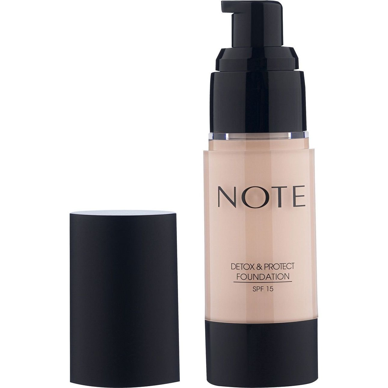 Тональна основа Note Cosmetique Detox And Protect Foundation відтінок 103 (Pale Almond) 30 мл - фото 2