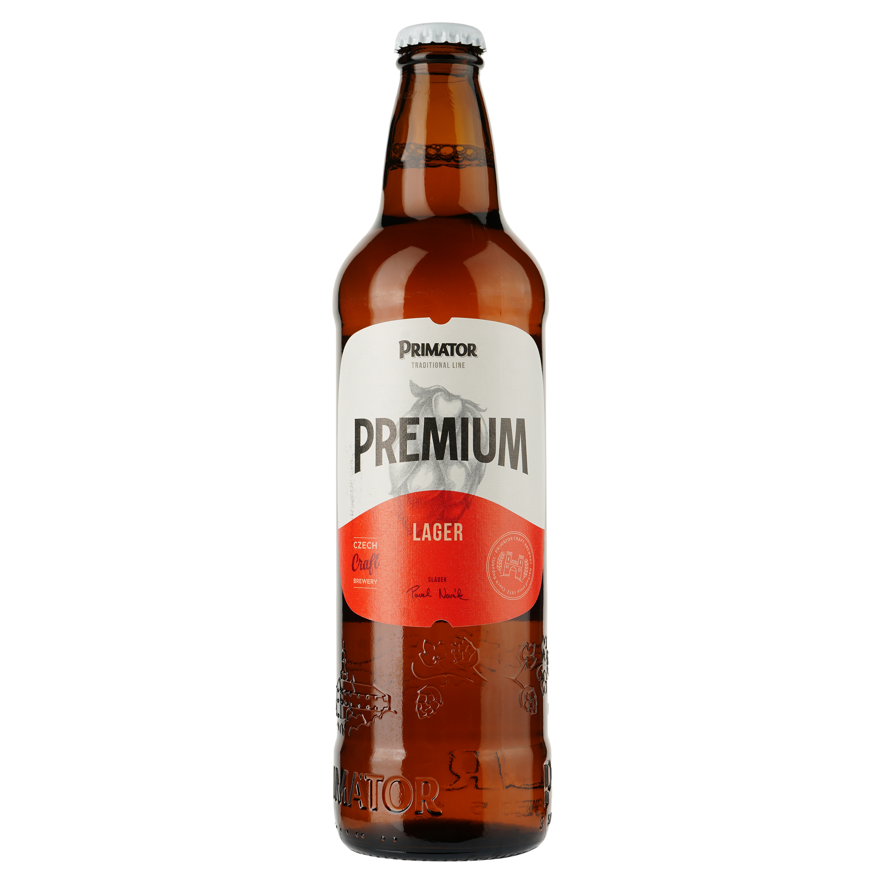 Пиво Primator Premium світле, 5%, 0.5 л - фото 1
