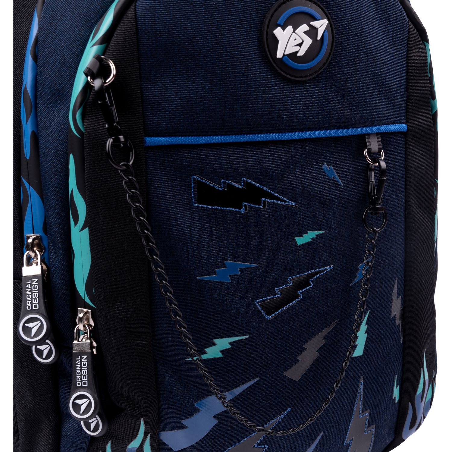 Рюкзак Yes TS-41 Lightning, синій з чорним (554675) - фото 9