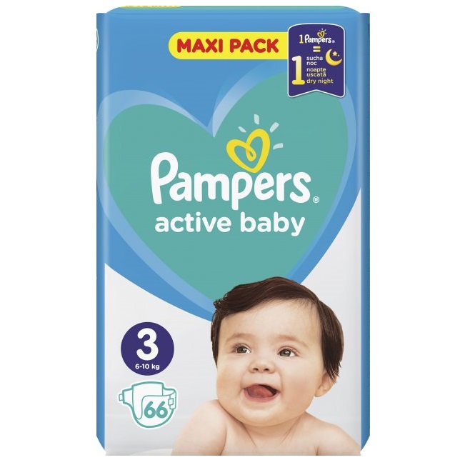 Підгузки Pampers Active Baby 3 (6-10 кг), 66 шт. - фото 2