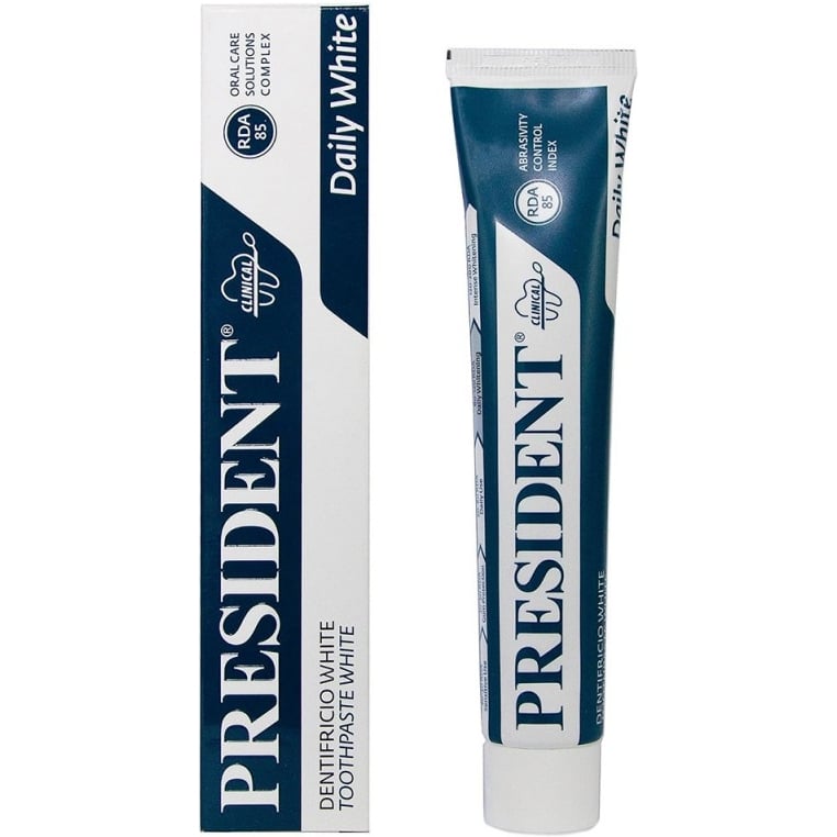 Зубная паста President Toothpaste White 75 мл - фото 1