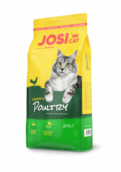 Сухой корм для взрослых кошек Josera JosiCat Crunchy Poultry, с мясом птицы, 0,65 кг - фото 1