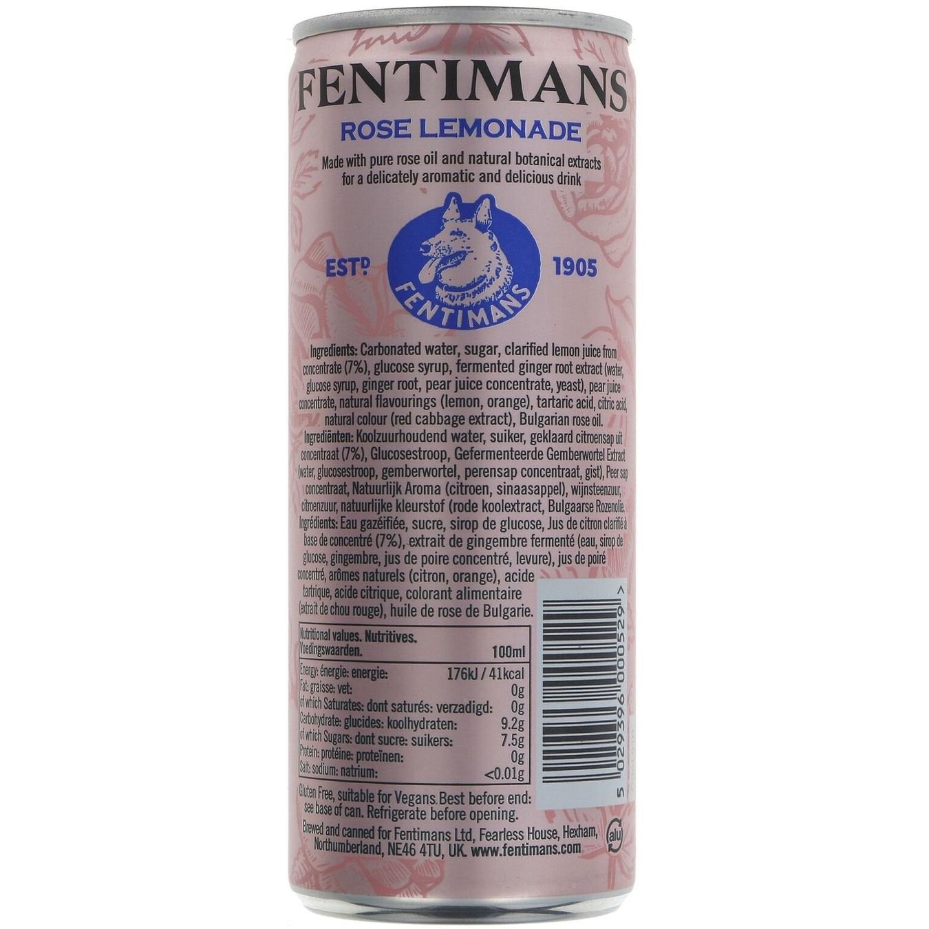 Напиток Fentimans Rose Lemonade безалкогольный 250 мл - фото 2