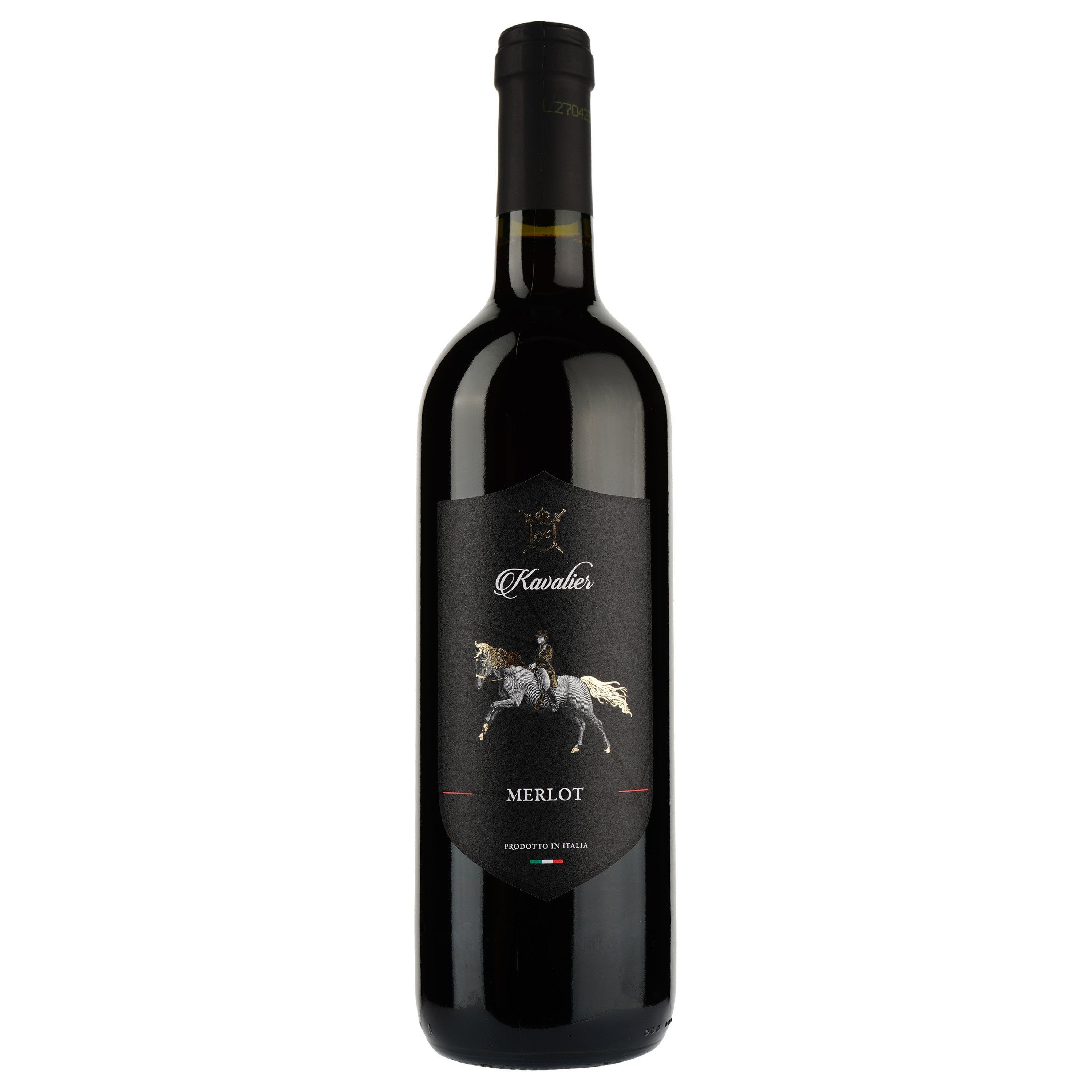 Вино Kavalier Varietale Merlot Rosso, червоне, сухе, 0,75 л - фото 1