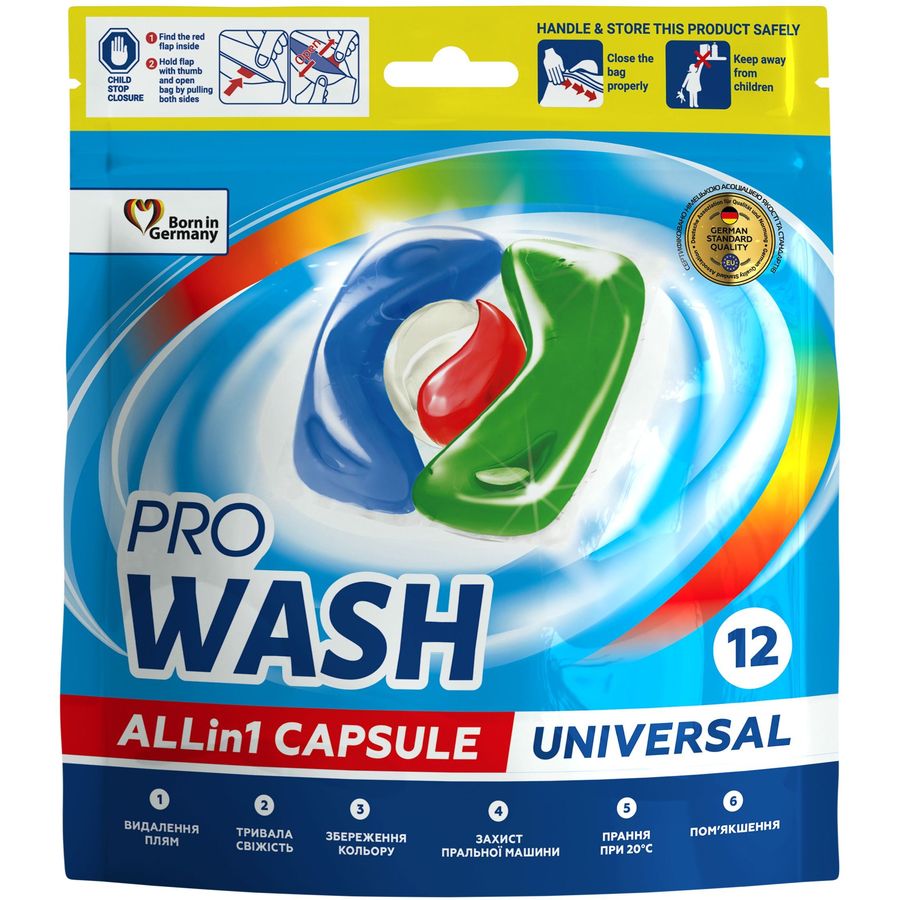 Photos - Laundry Detergent Капсули для прання ProWash, 12 шт.