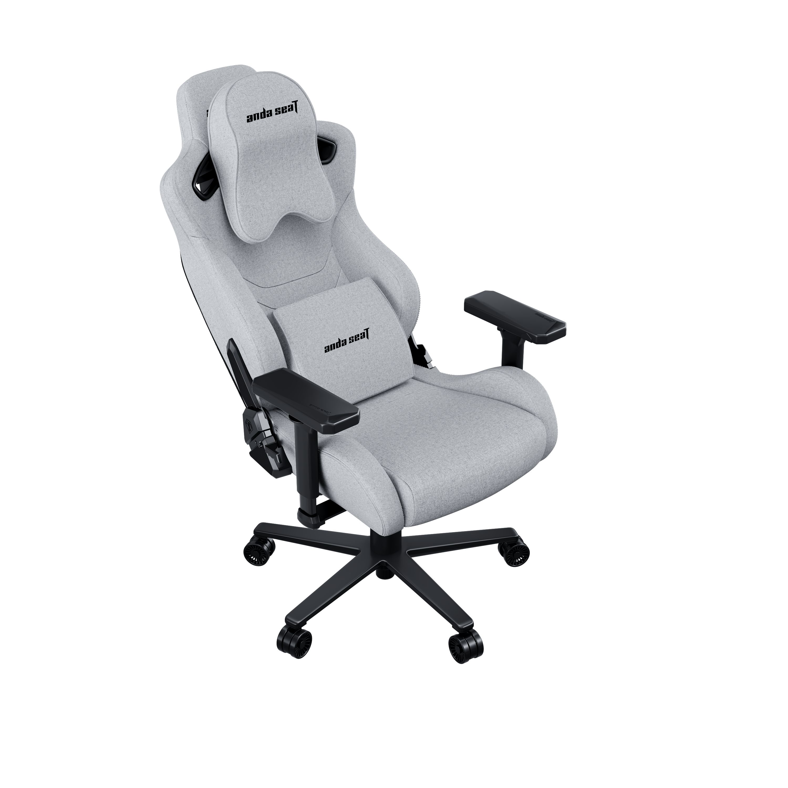 Кресло игровое Anda Seat Kaiser 2 Pro Size XL Gray Linen Fabric (AD12YXL-17-GF-G01) - фото 2