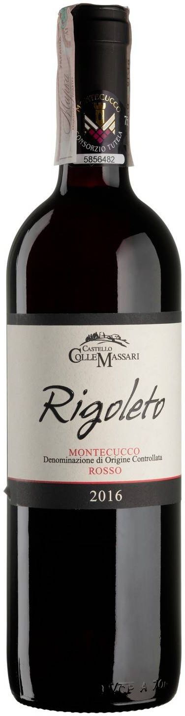 Вино ColleMassari Rigoleto, красное, сухое, 0,75 л - фото 1